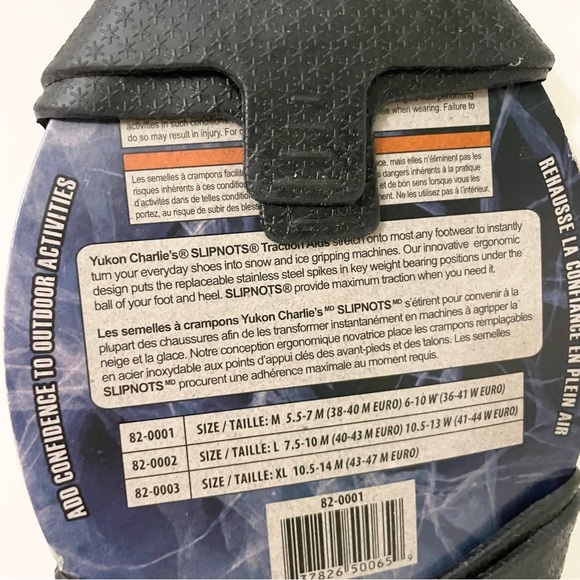 Yukon SlipNots Traction Soles Walk Unisex Size Medium - Picture 9 of 10